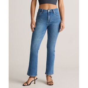 Quince Mid Blue Straight Leg Jeans